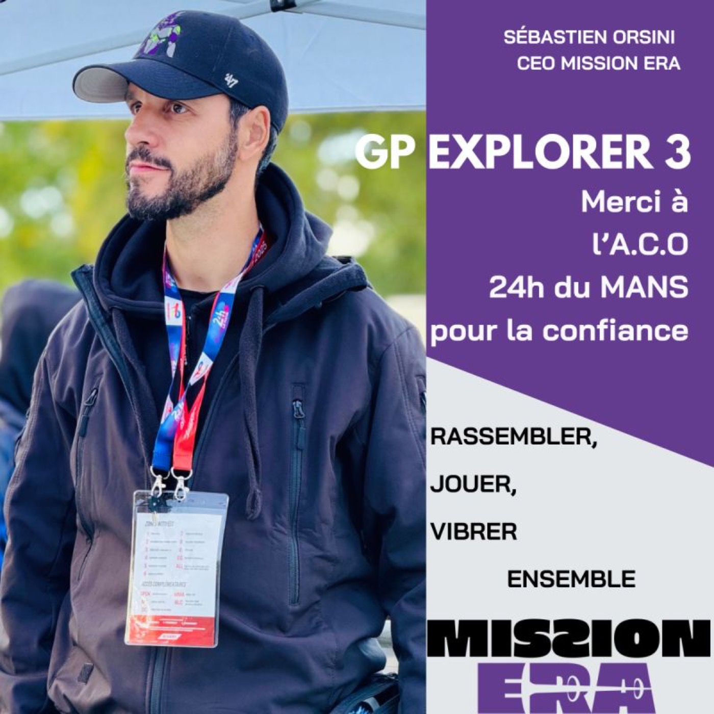 Terrains de jeu Mission Era installés au coeur du GP Explorer 3 au Mans