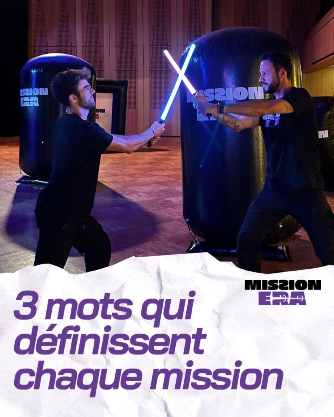Participants pleinement engagés dans une expérience immersive et collective Mission Era